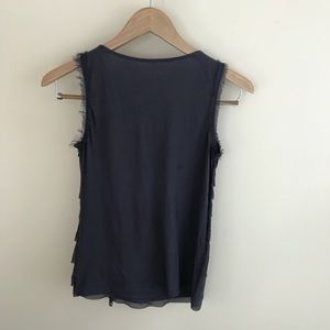 LOFT Tops - Ann Taylor LOFT Tiered Ruffle Sleeveless Blouse LOFT Tops - Ann Taylor LOFT Tiered Ruffle Sleeveless Blouse